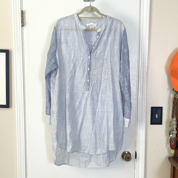 H&m long sleeve mixed striped tunic - Picture 1 of 10